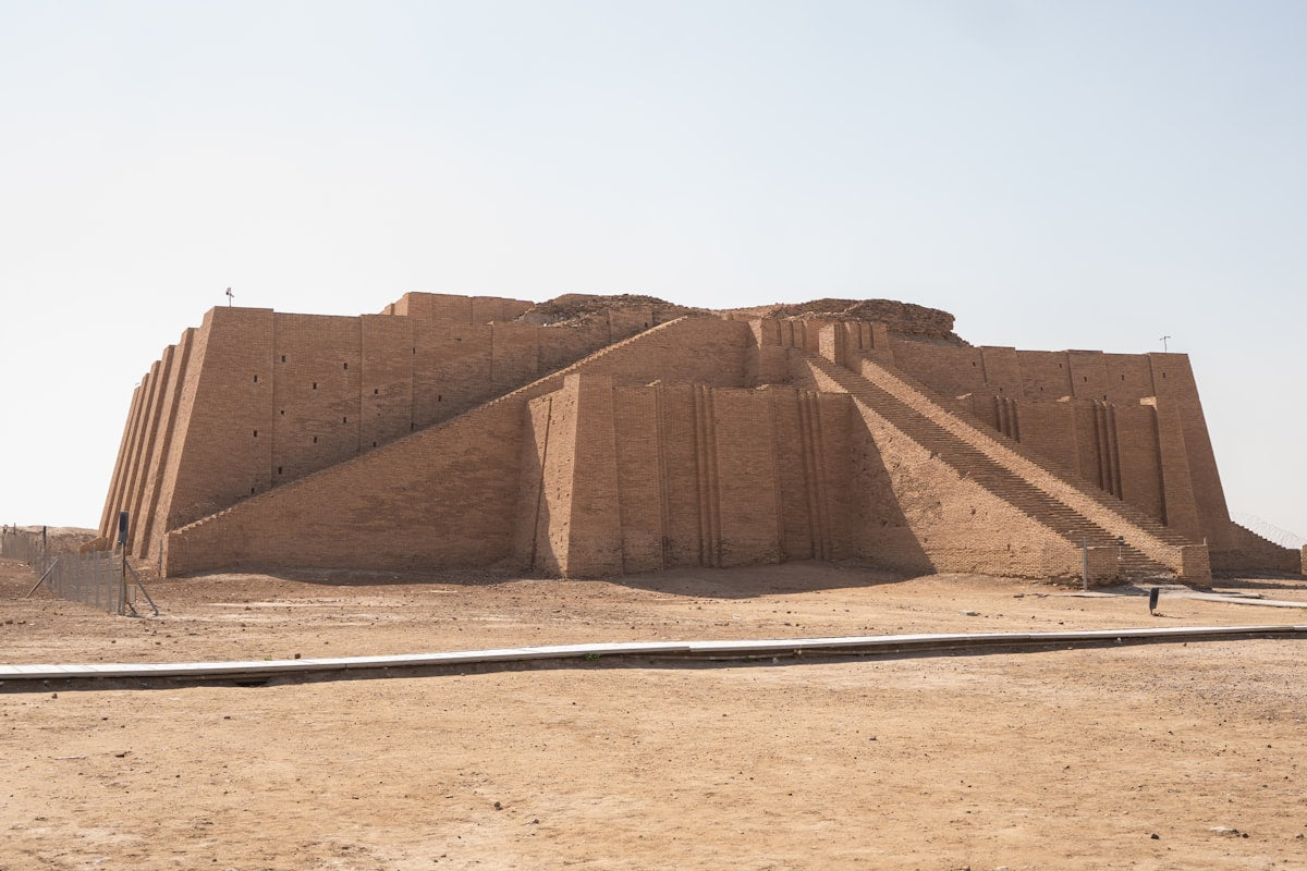 Sumerian ziggurat ancient Mesopotamia Iraq