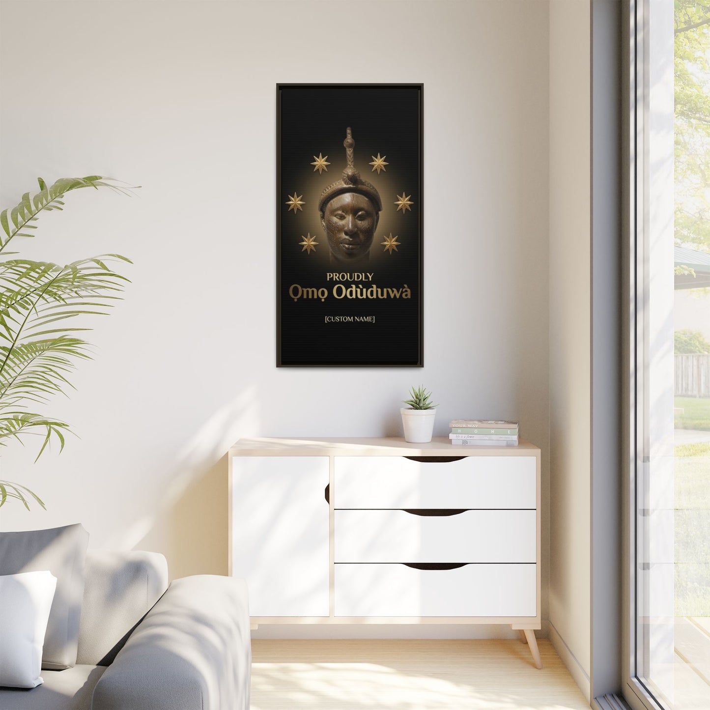 Matte Canvas, Framed (Multi-color)