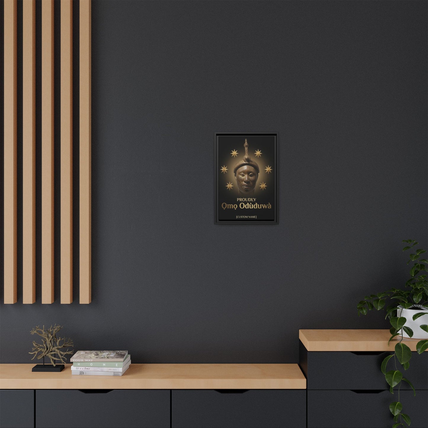 Matte Canvas, Framed (Multi-color)