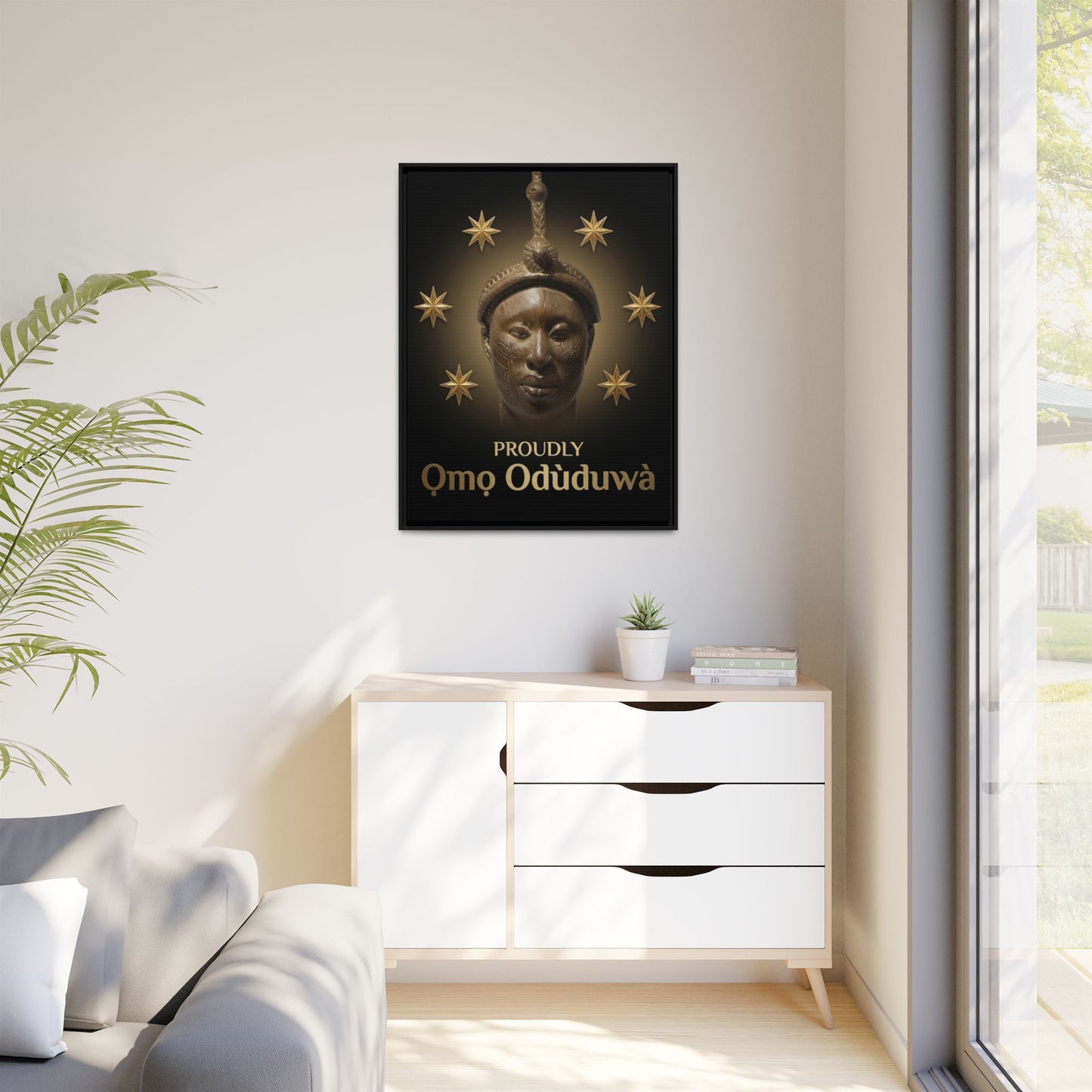 Matte Canvas, Framed (Multi-color)