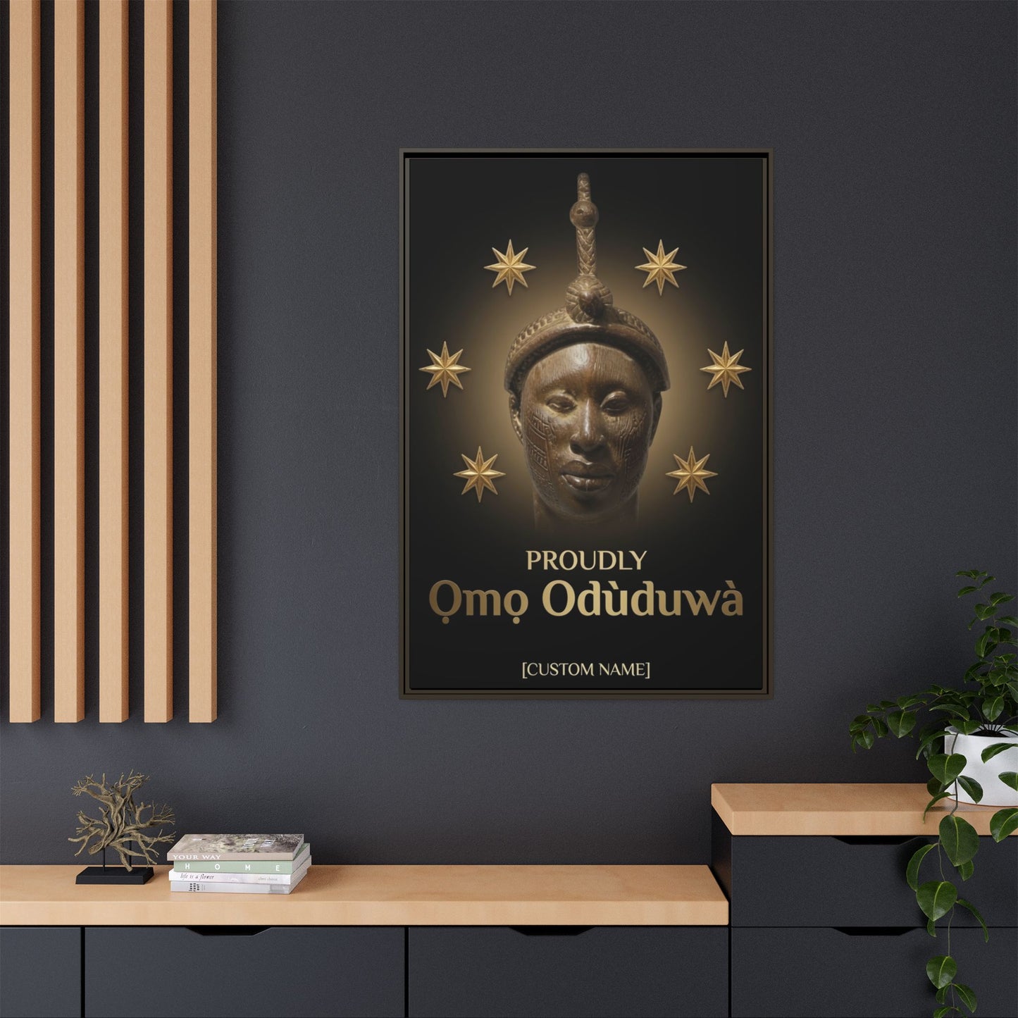 Matte Canvas, Framed (Multi-color)