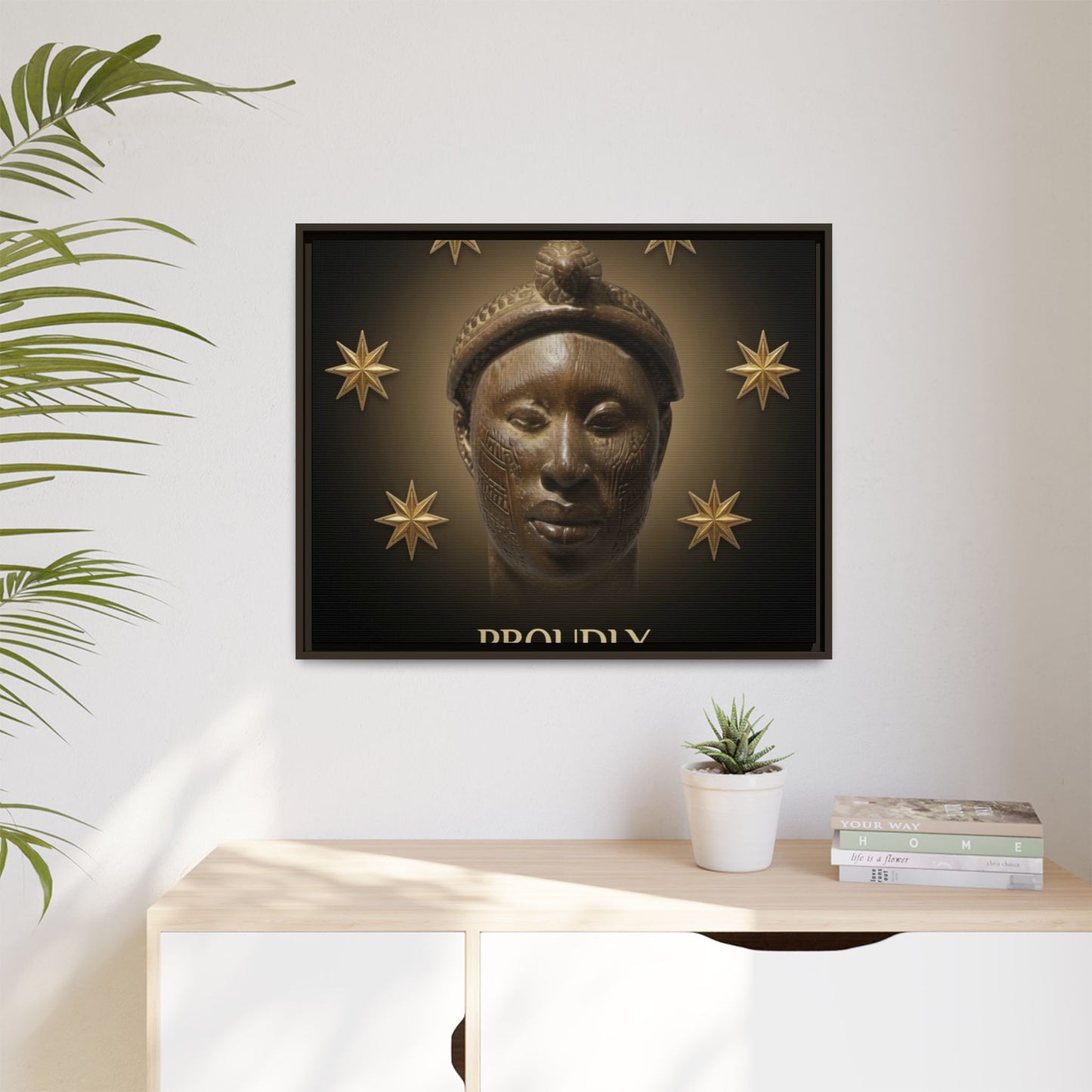 Matte Canvas, Framed (Multi-color)