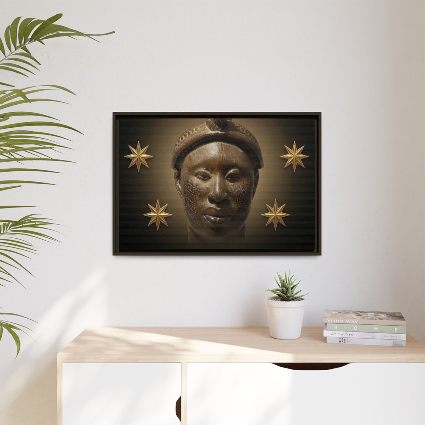 Matte Canvas, Framed (Multi-color)