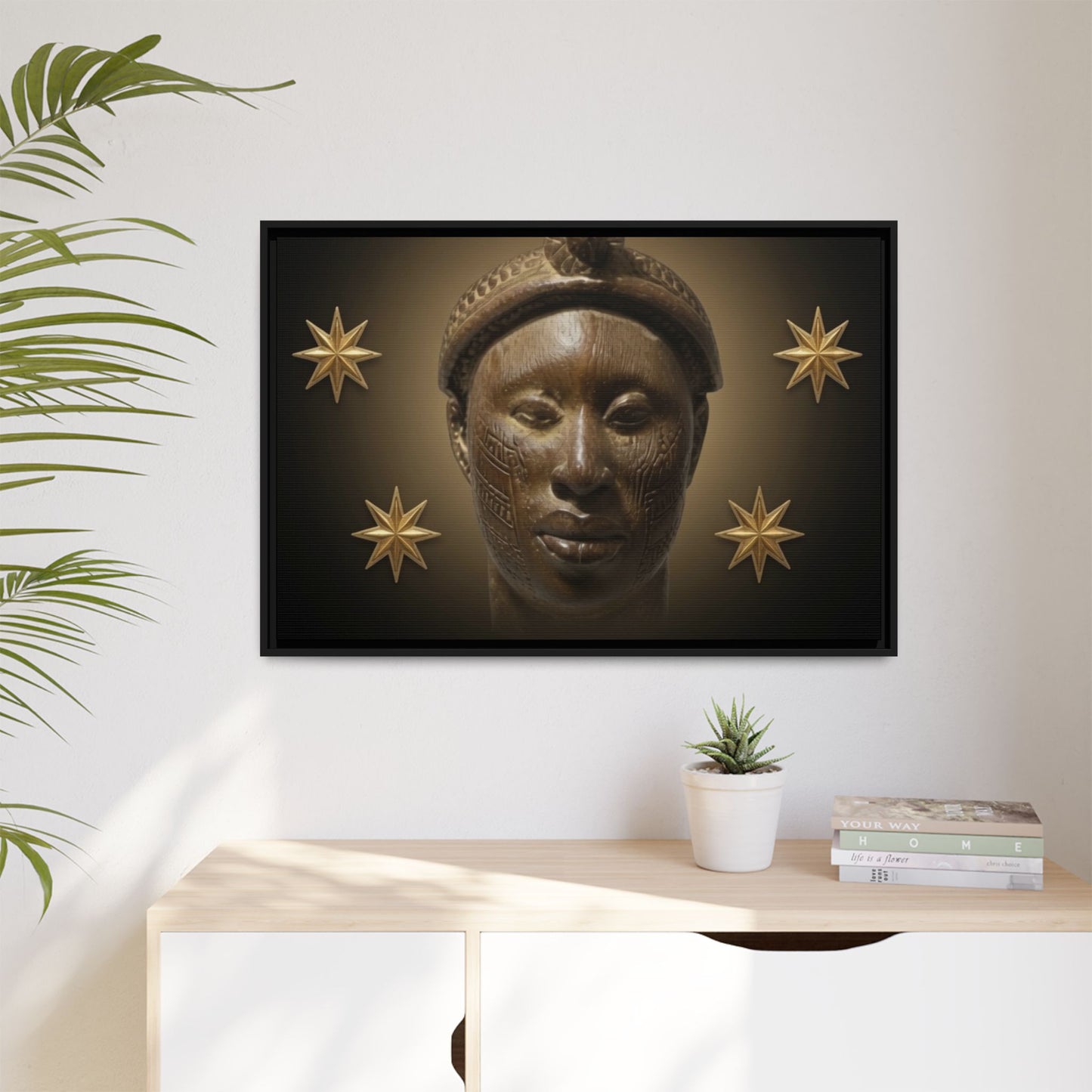 Matte Canvas, Framed (Multi-color)
