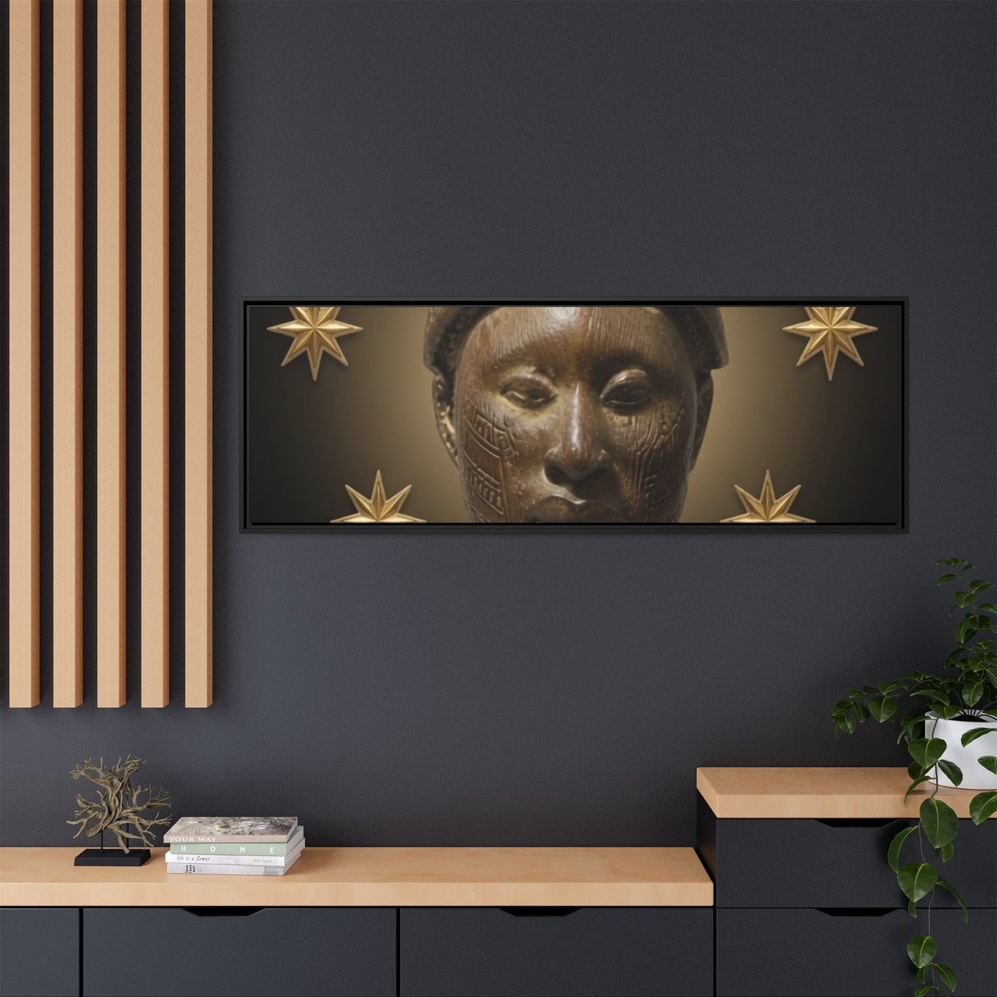 Matte Canvas, Framed (Multi-color)