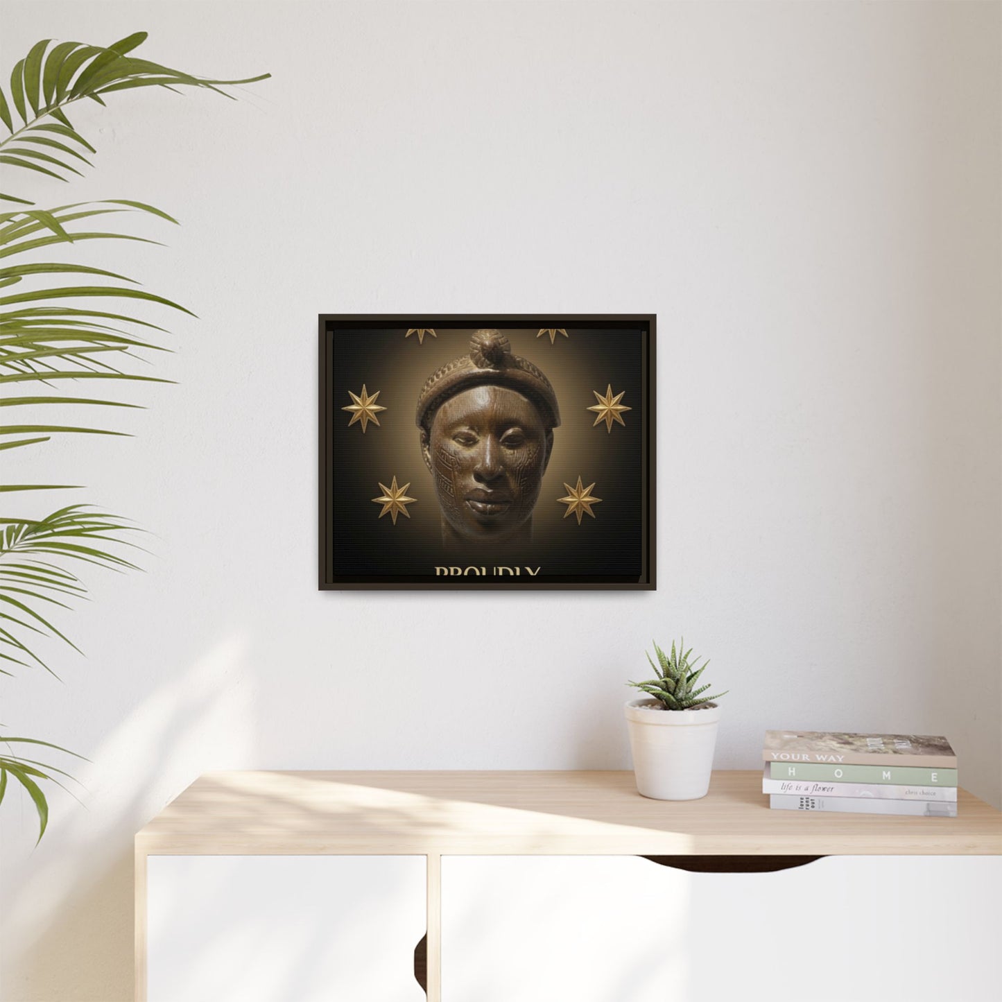 Matte Canvas, Framed (Multi-color)