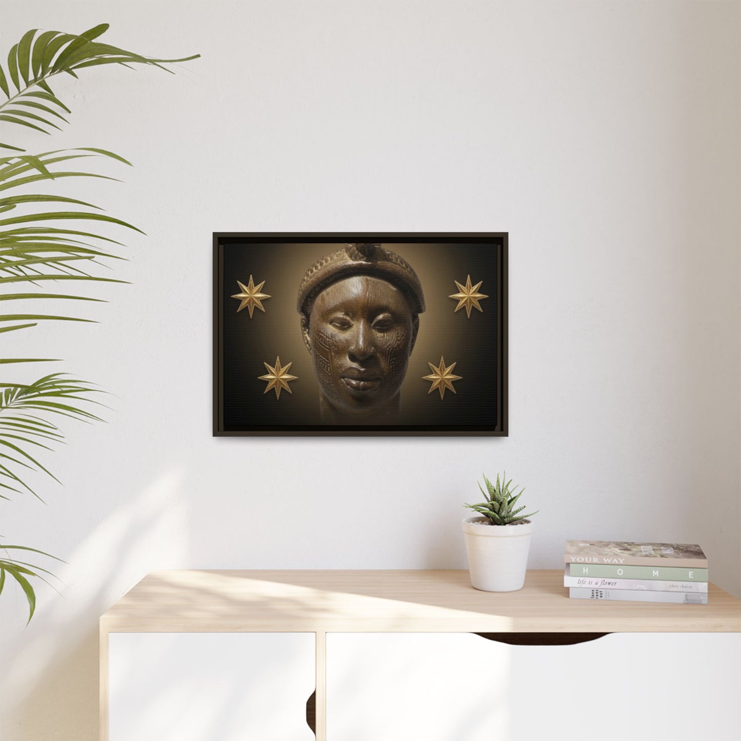 Matte Canvas, Framed (Multi-color)