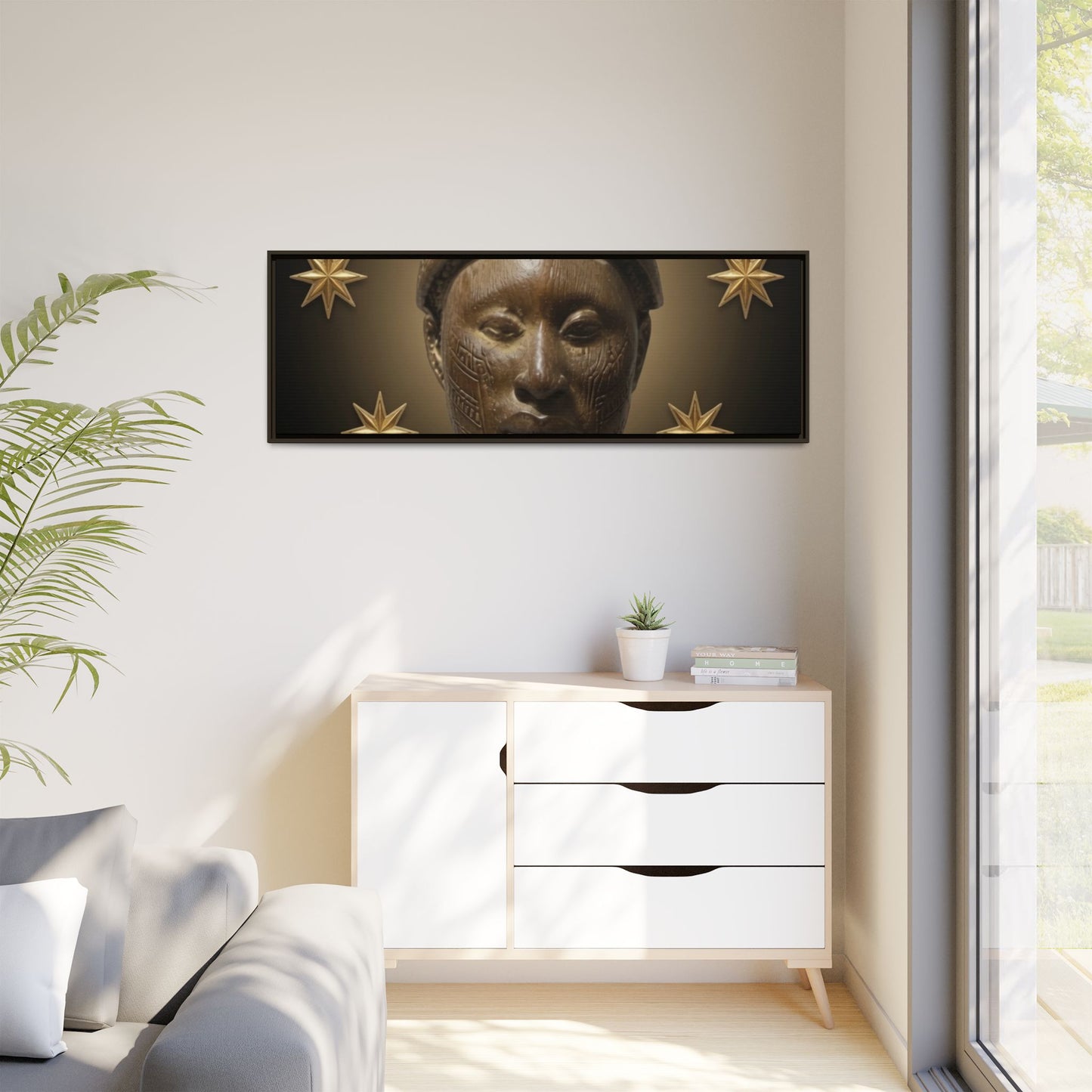 Matte Canvas, Framed (Multi-color)