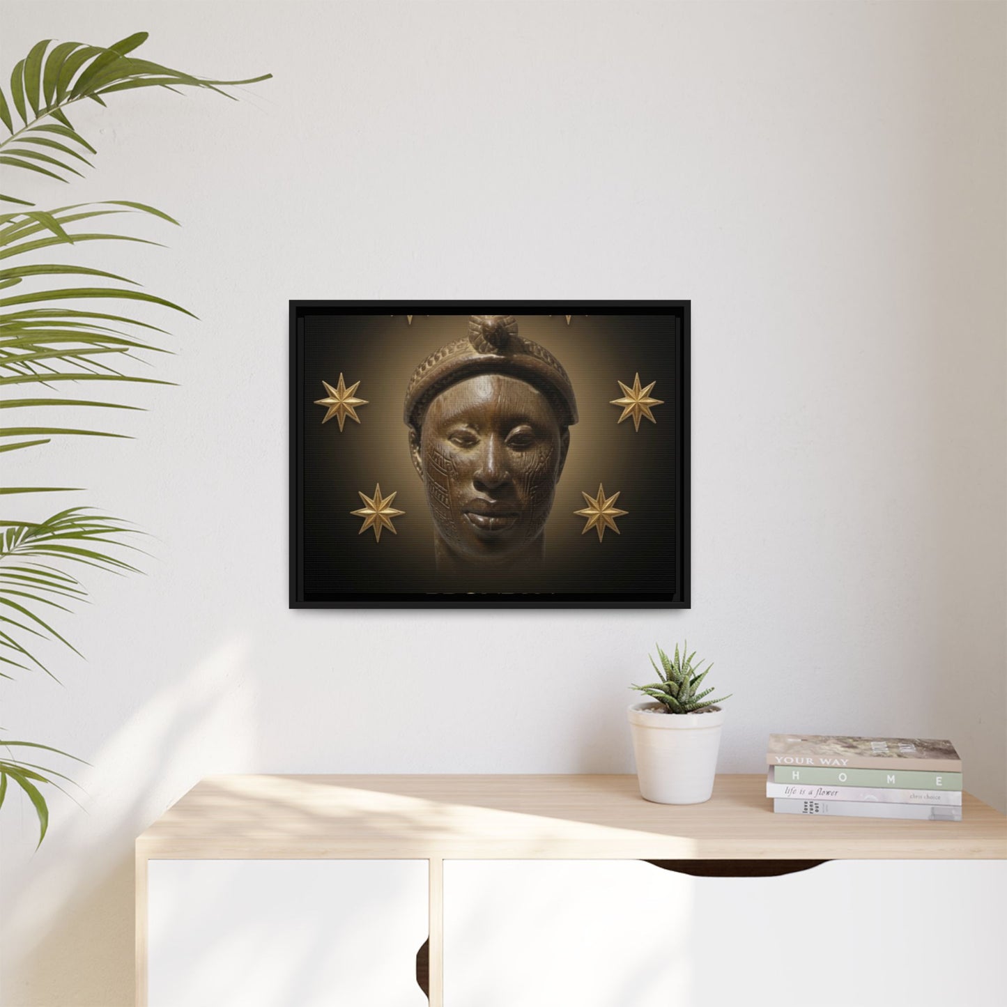 Matte Canvas, Framed (Multi-color)