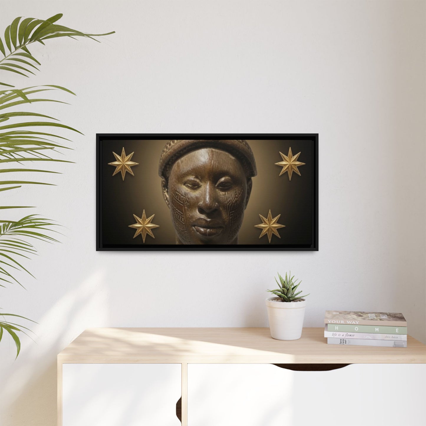 Matte Canvas, Framed (Multi-color)