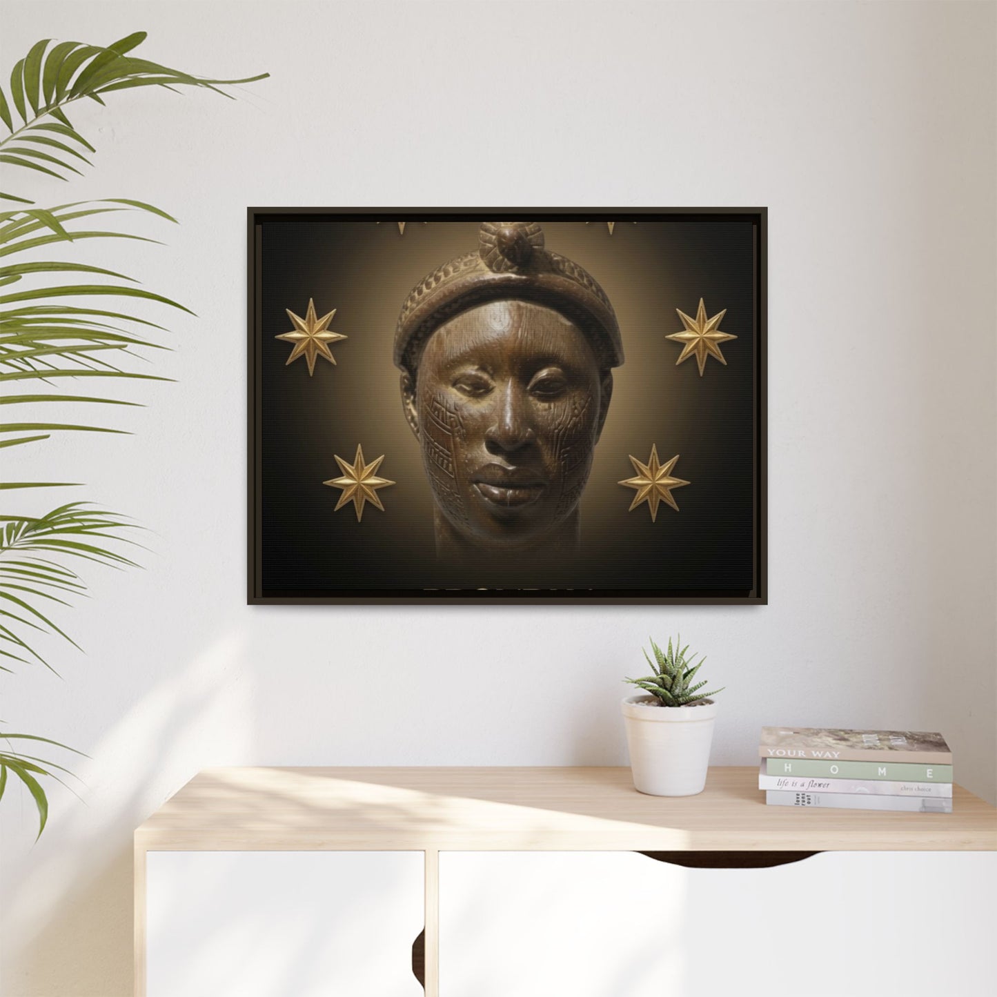 Matte Canvas, Framed (Multi-color)