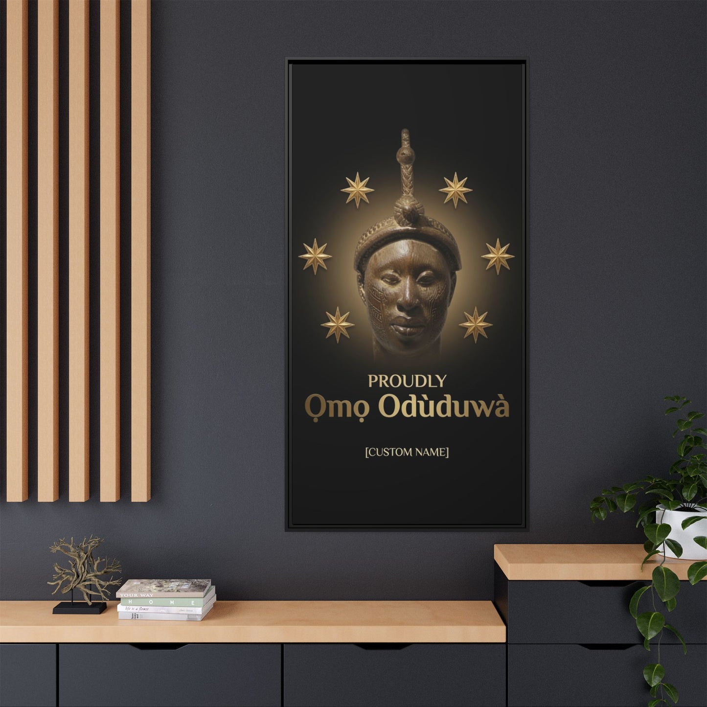 Matte Canvas, Framed (Multi-color)