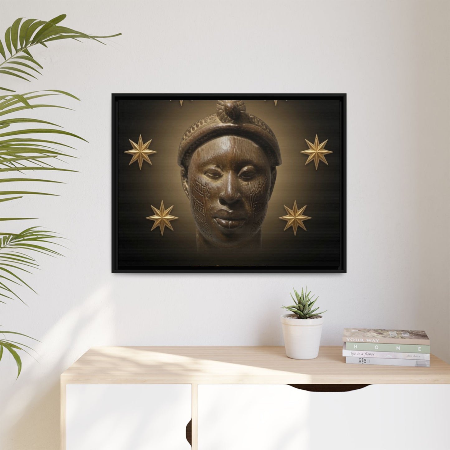 Matte Canvas, Framed (Multi-color)