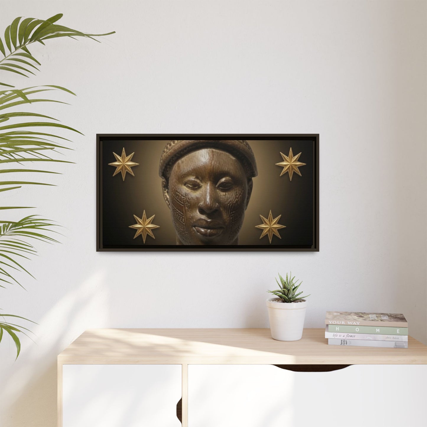 Matte Canvas, Framed (Multi-color)