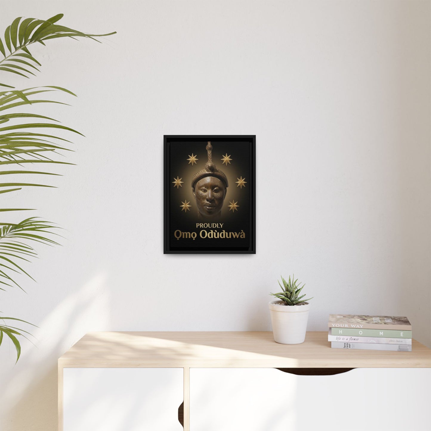 Matte Canvas, Framed (Multi-color)