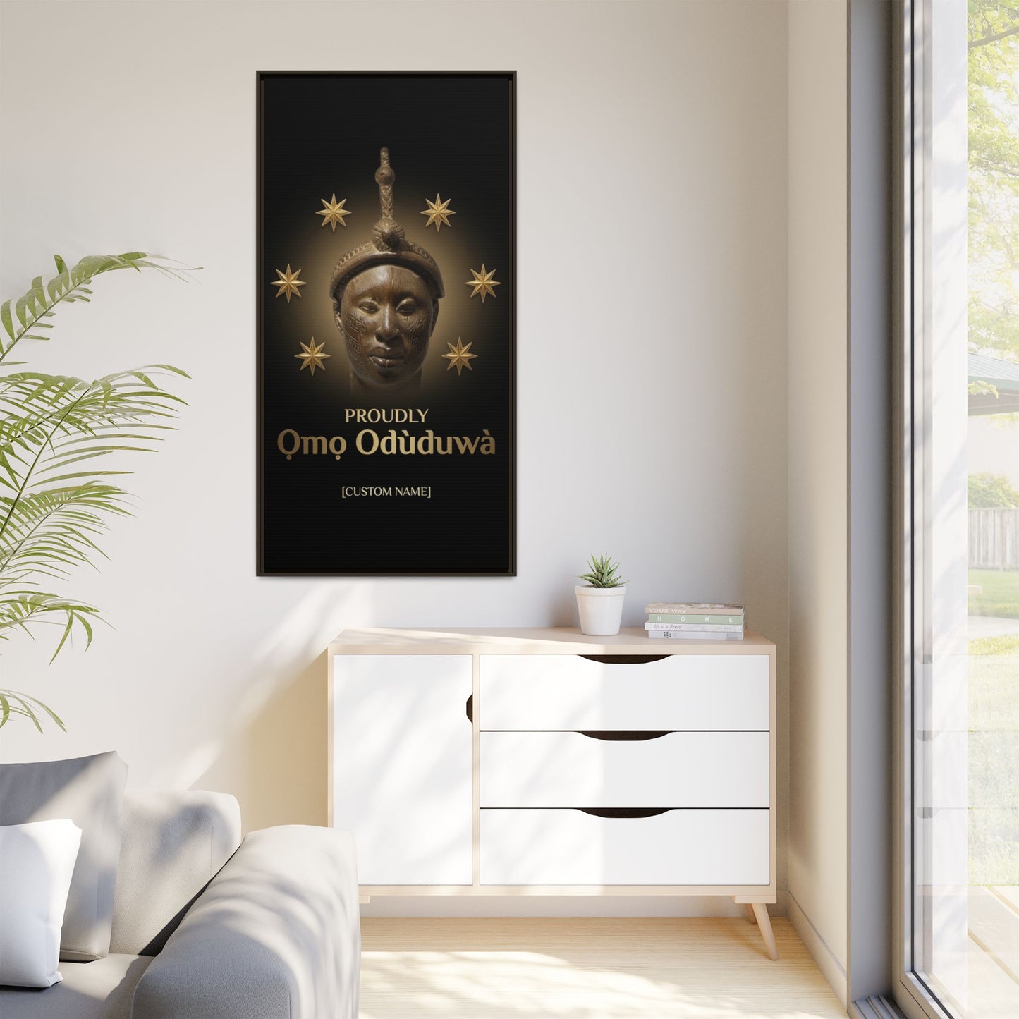 Matte Canvas, Framed (Multi-color)