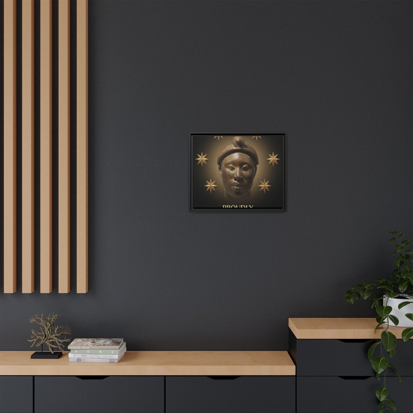 Matte Canvas, Framed (Multi-color)