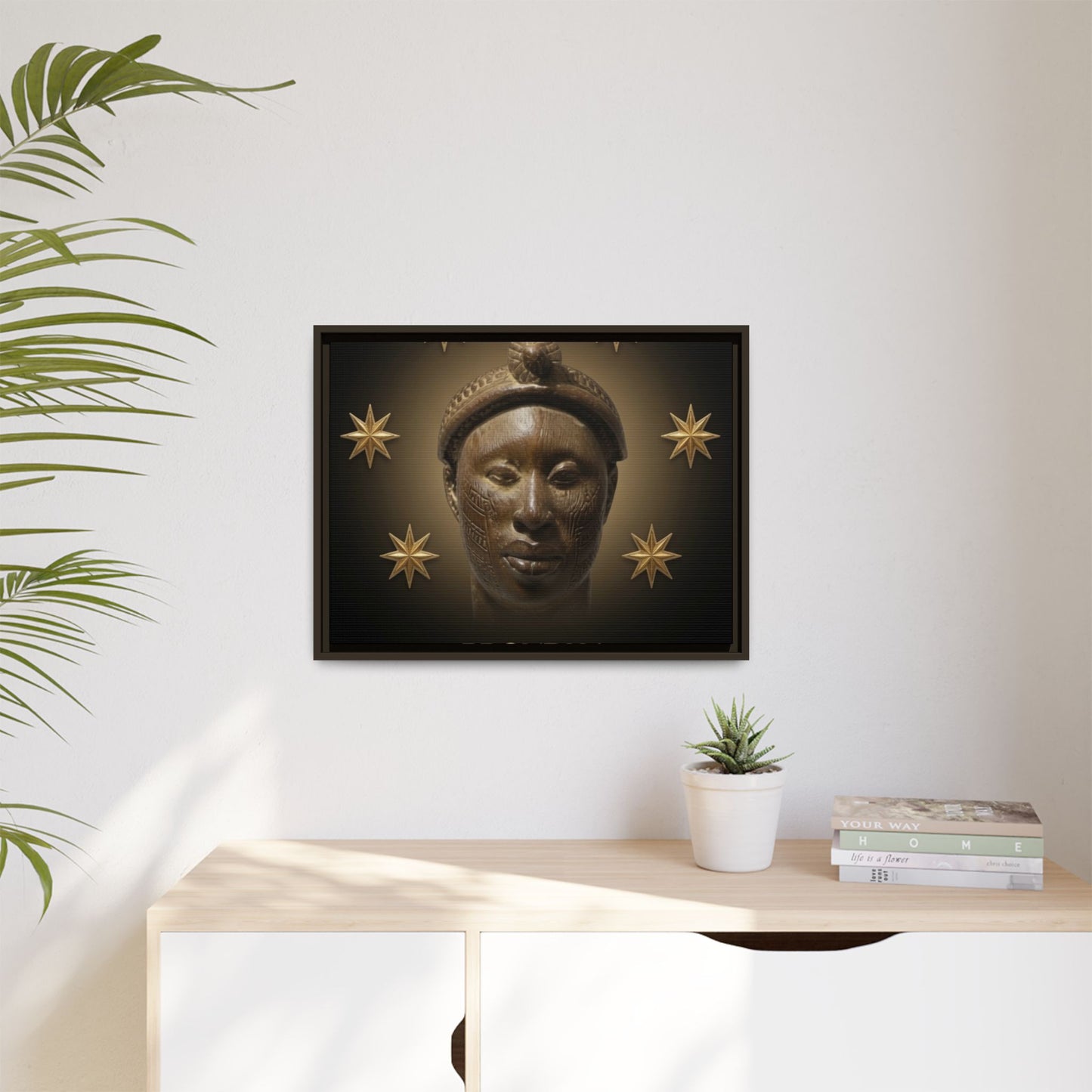 Matte Canvas, Framed (Multi-color)