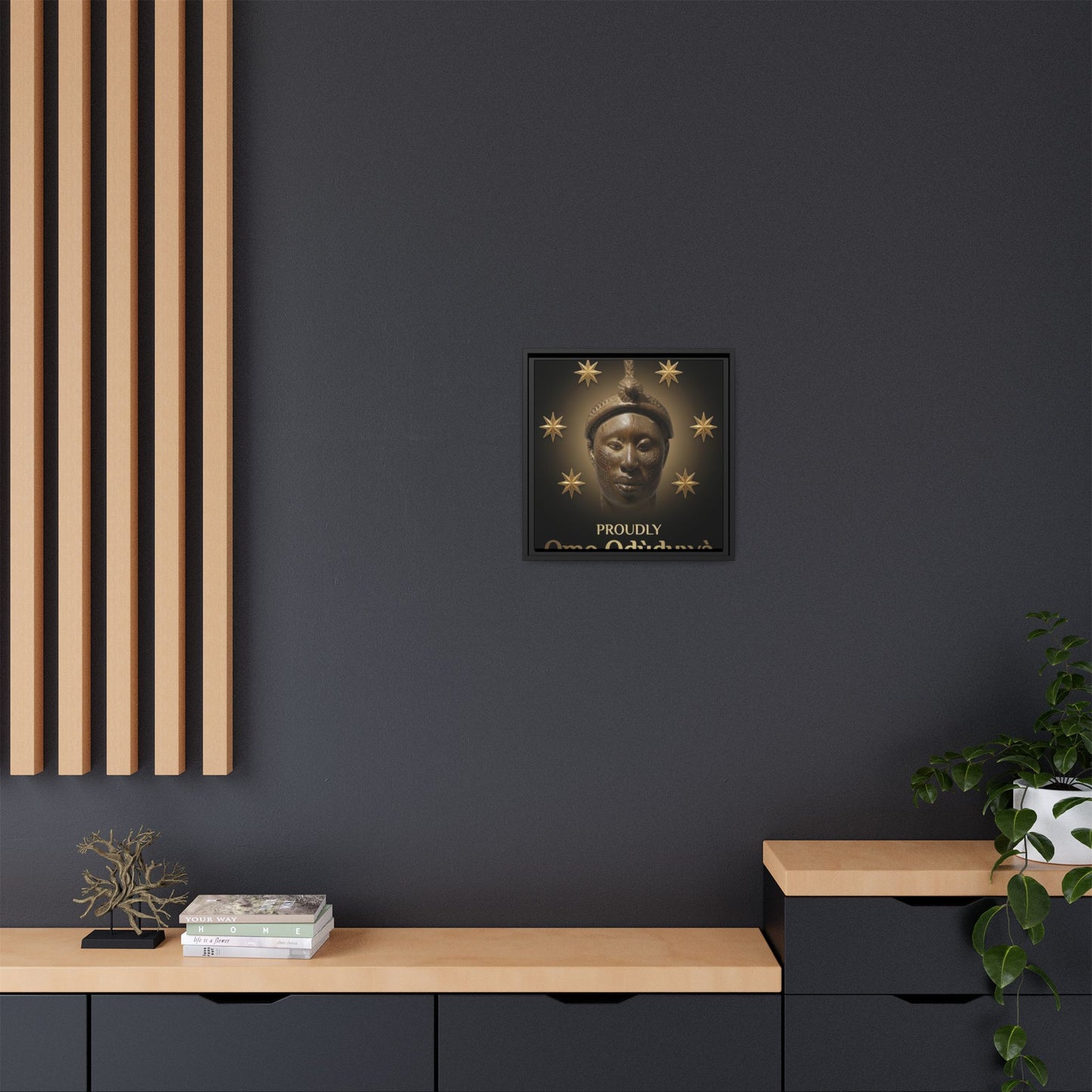 Matte Canvas, Framed (Multi-color)