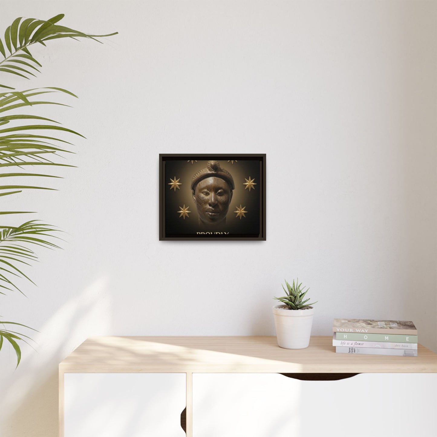 Matte Canvas, Framed (Multi-color)