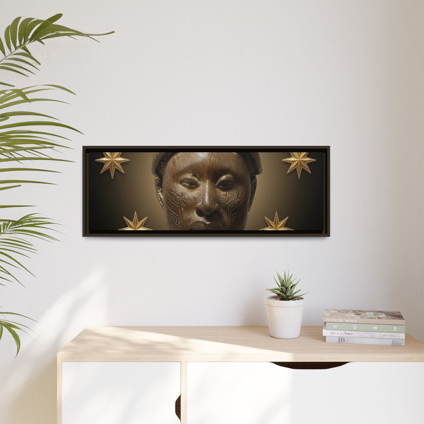 Matte Canvas, Framed (Multi-color)