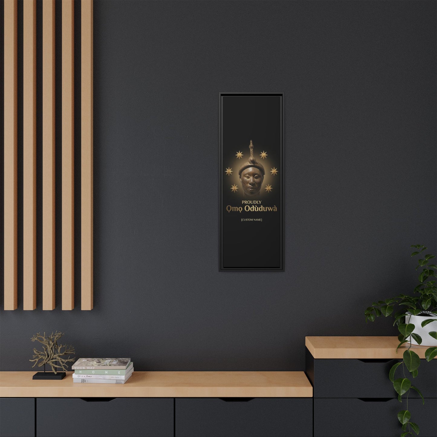 Matte Canvas, Framed (Multi-color)