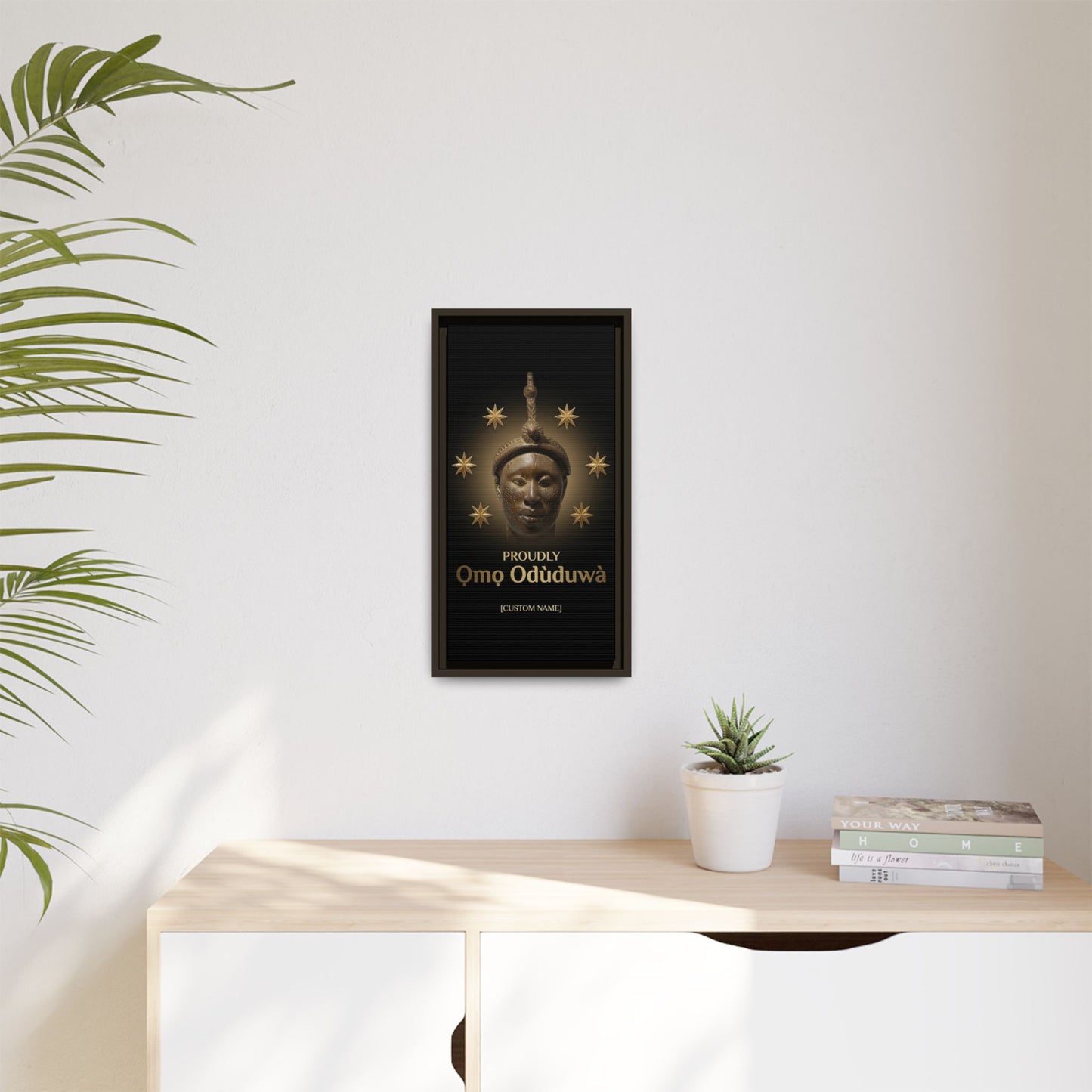 Matte Canvas, Framed (Multi-color)