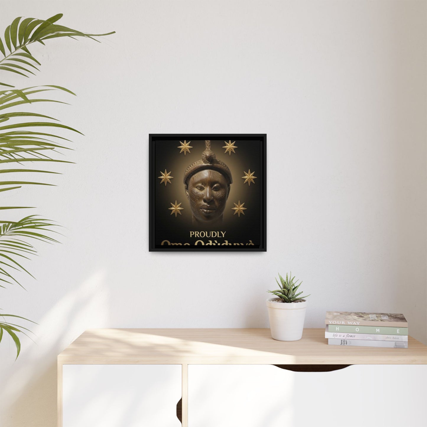 Matte Canvas, Framed (Multi-color)