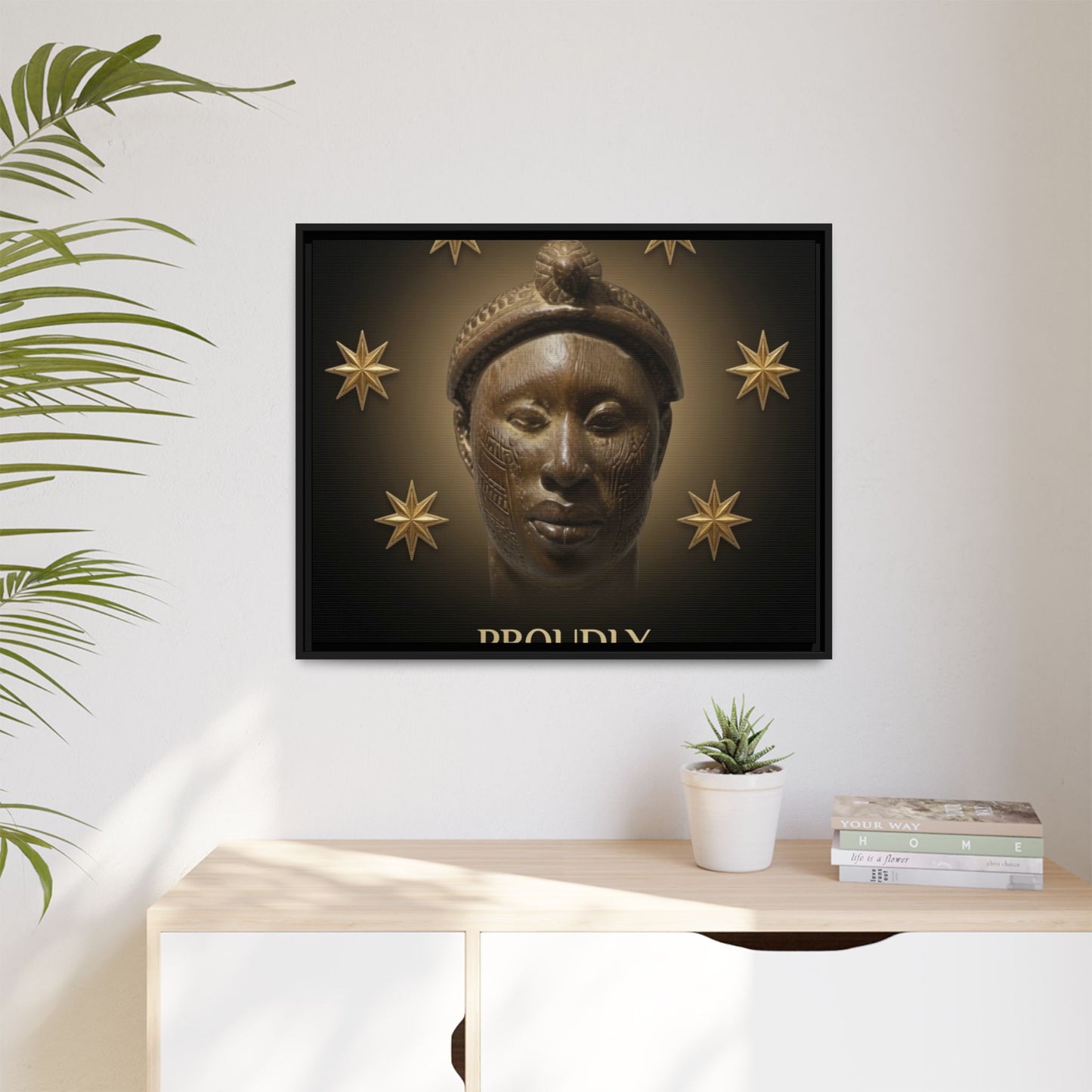 Matte Canvas, Framed (Multi-color)