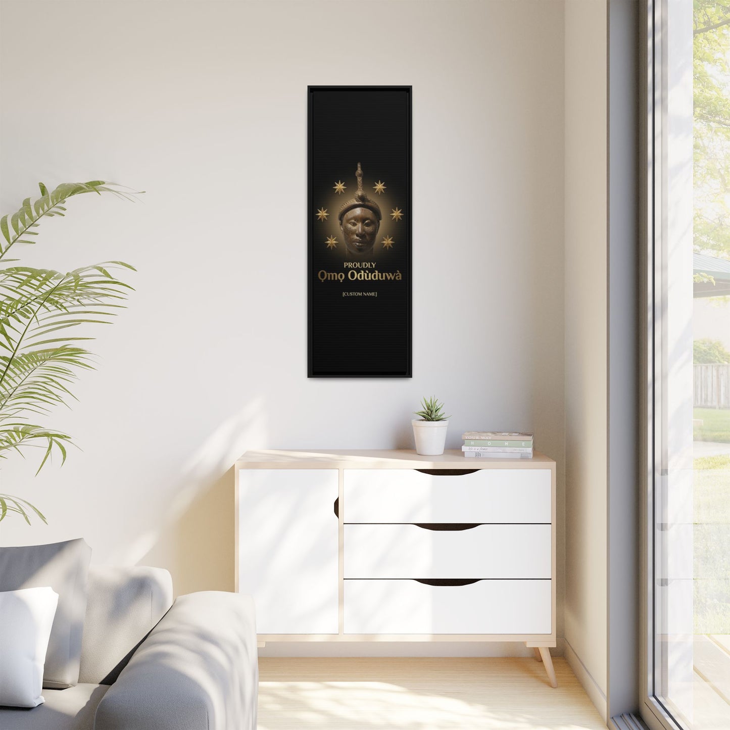 Matte Canvas, Framed (Multi-color)