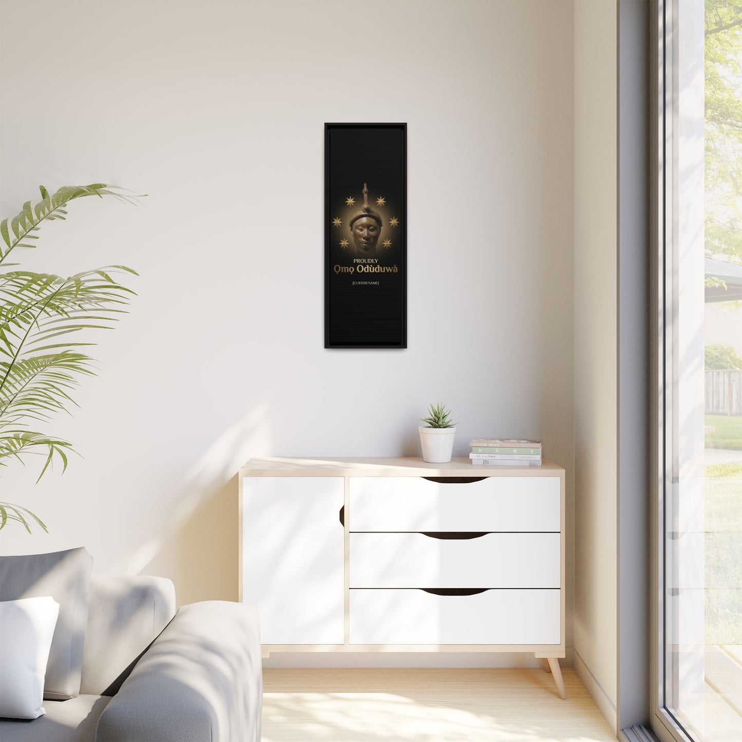 Matte Canvas, Framed (Multi-color)