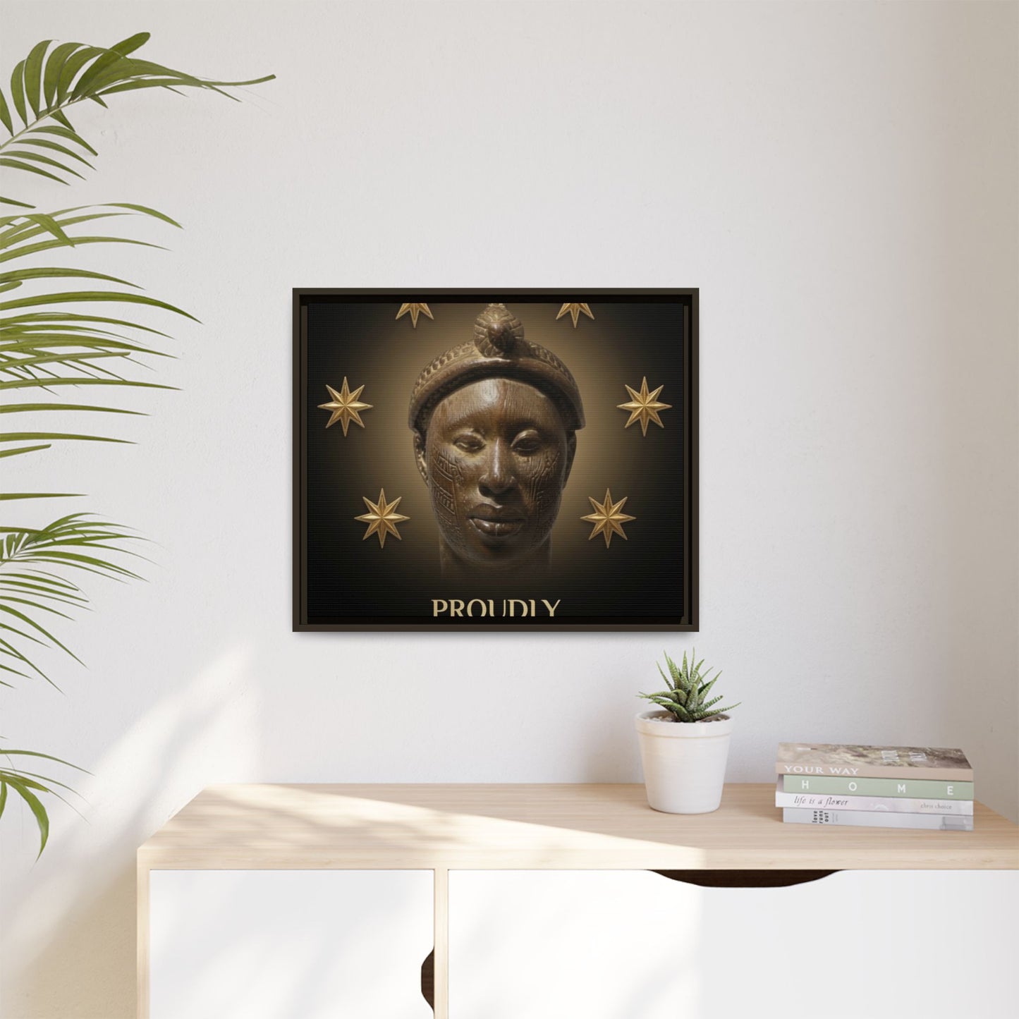 Matte Canvas, Framed (Multi-color)