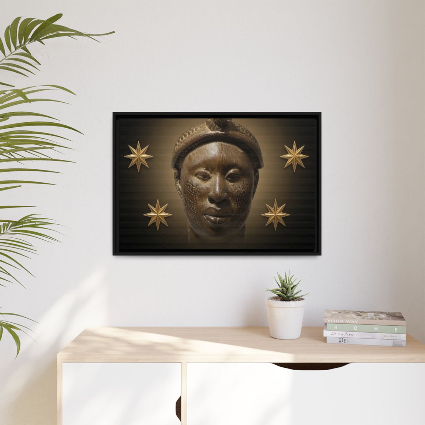 Matte Canvas, Framed (Multi-color)
