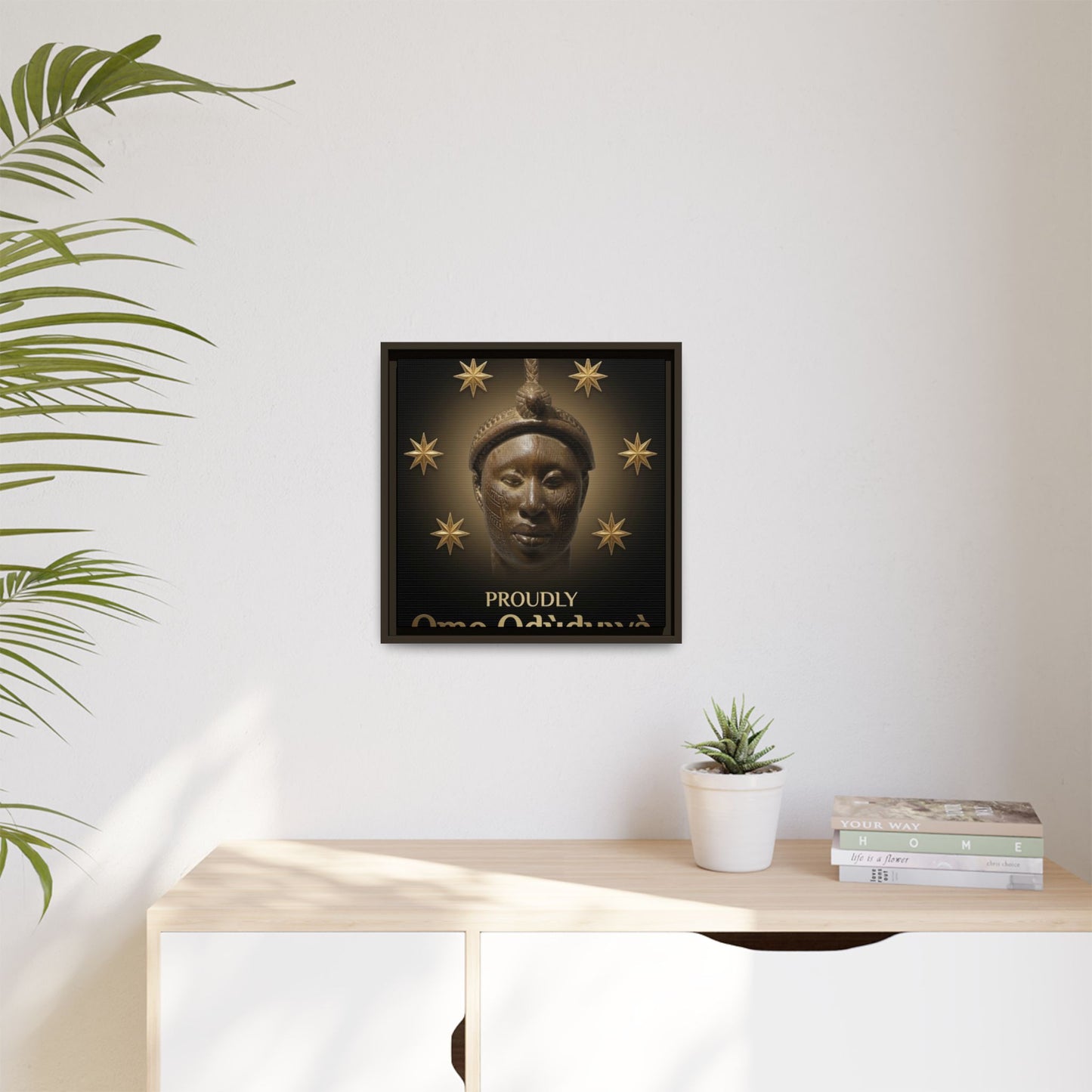 Matte Canvas, Framed (Multi-color)