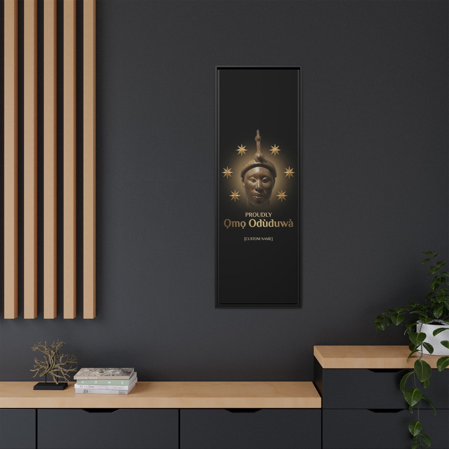 Matte Canvas, Framed (Multi-color)