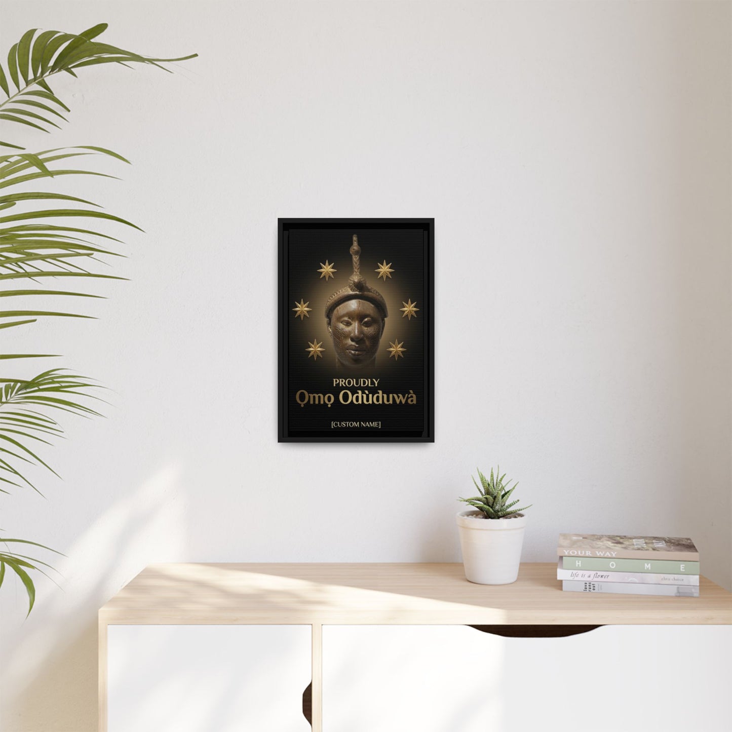 Matte Canvas, Framed (Multi-color)