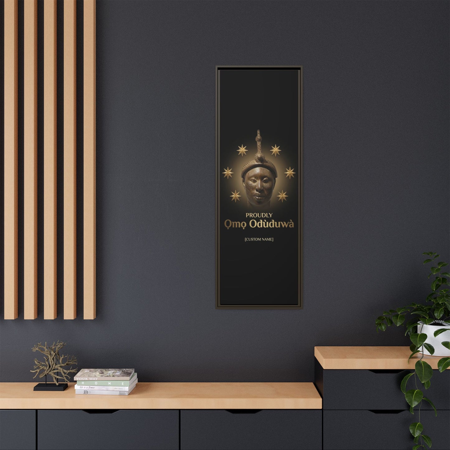 Matte Canvas, Framed (Multi-color)