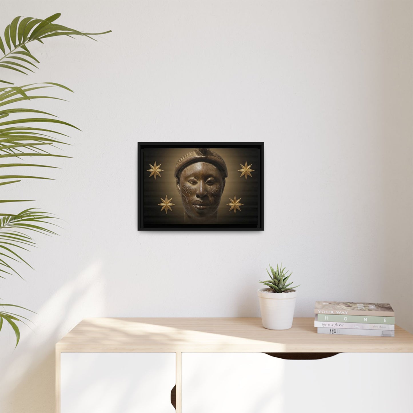 Matte Canvas, Framed (Multi-color)