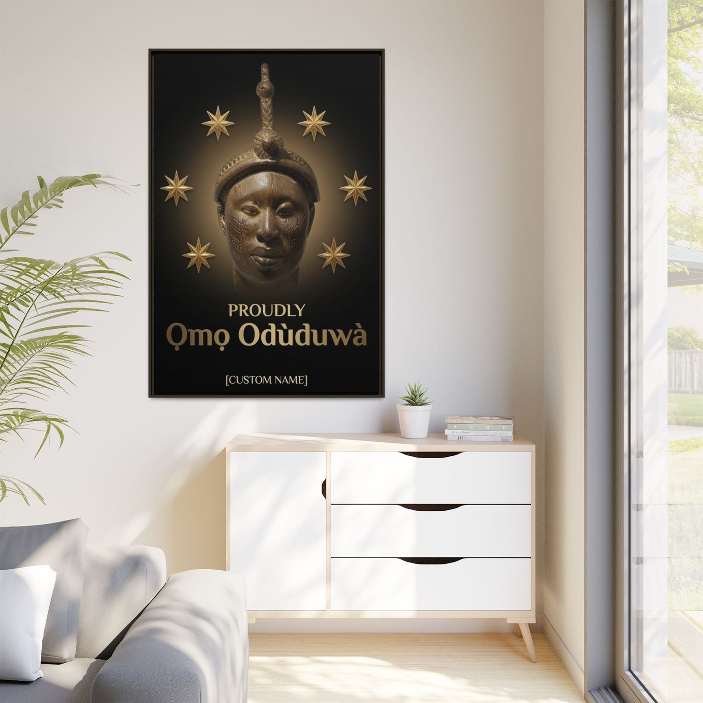Matte Canvas, Framed (Multi-color)