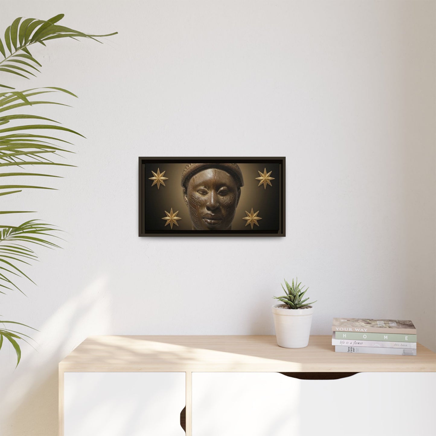 Matte Canvas, Framed (Multi-color)