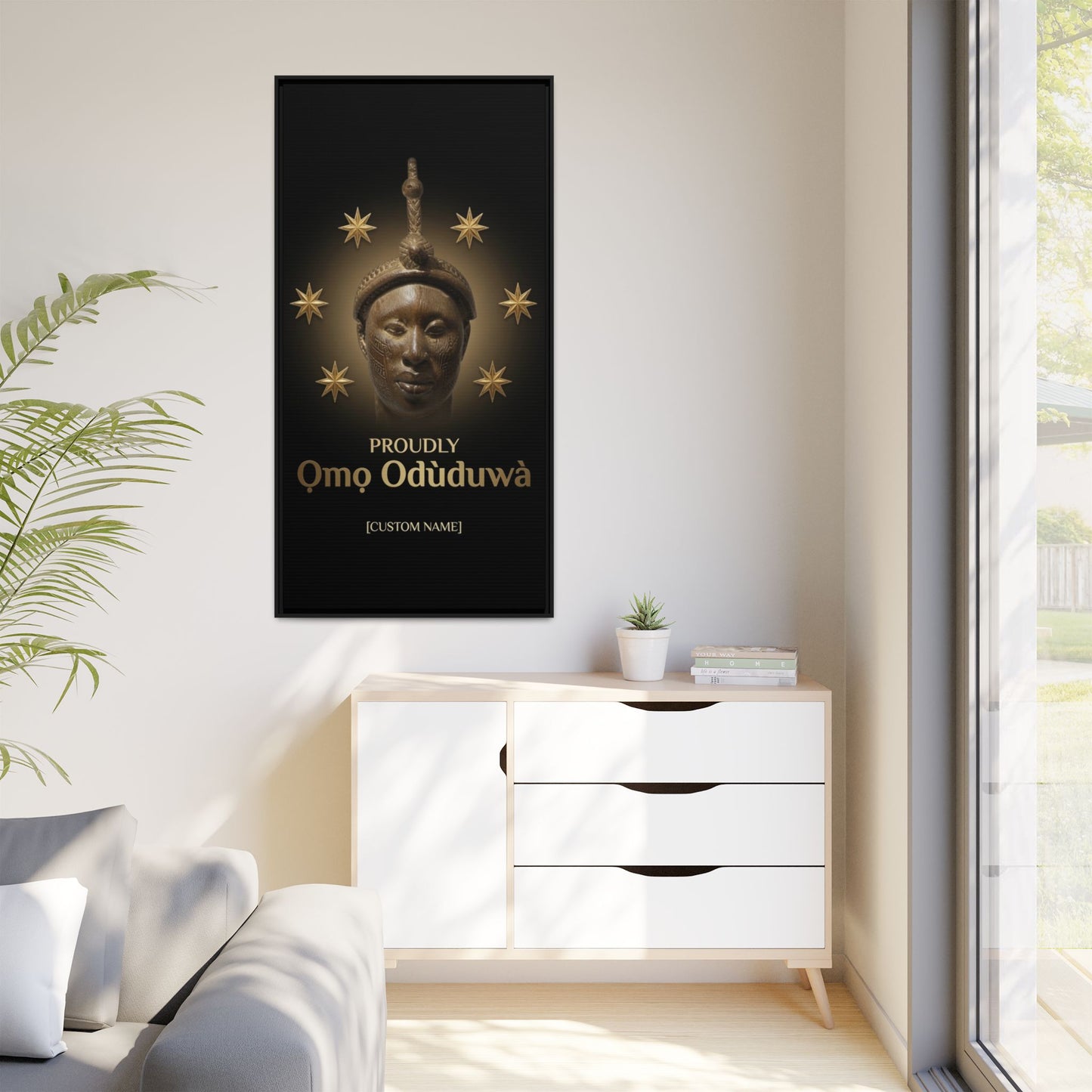 Matte Canvas, Framed (Multi-color)