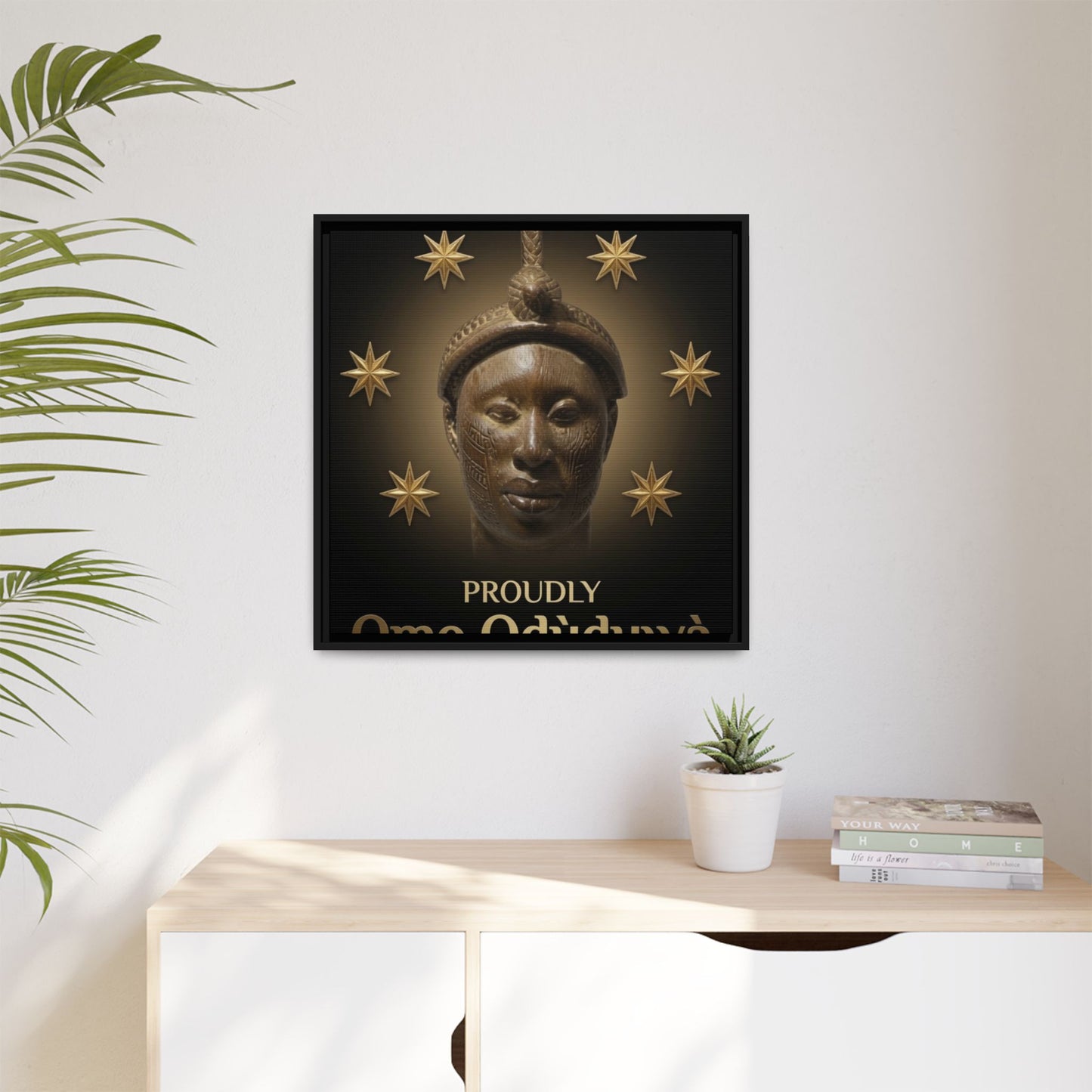 Matte Canvas, Framed (Multi-color)