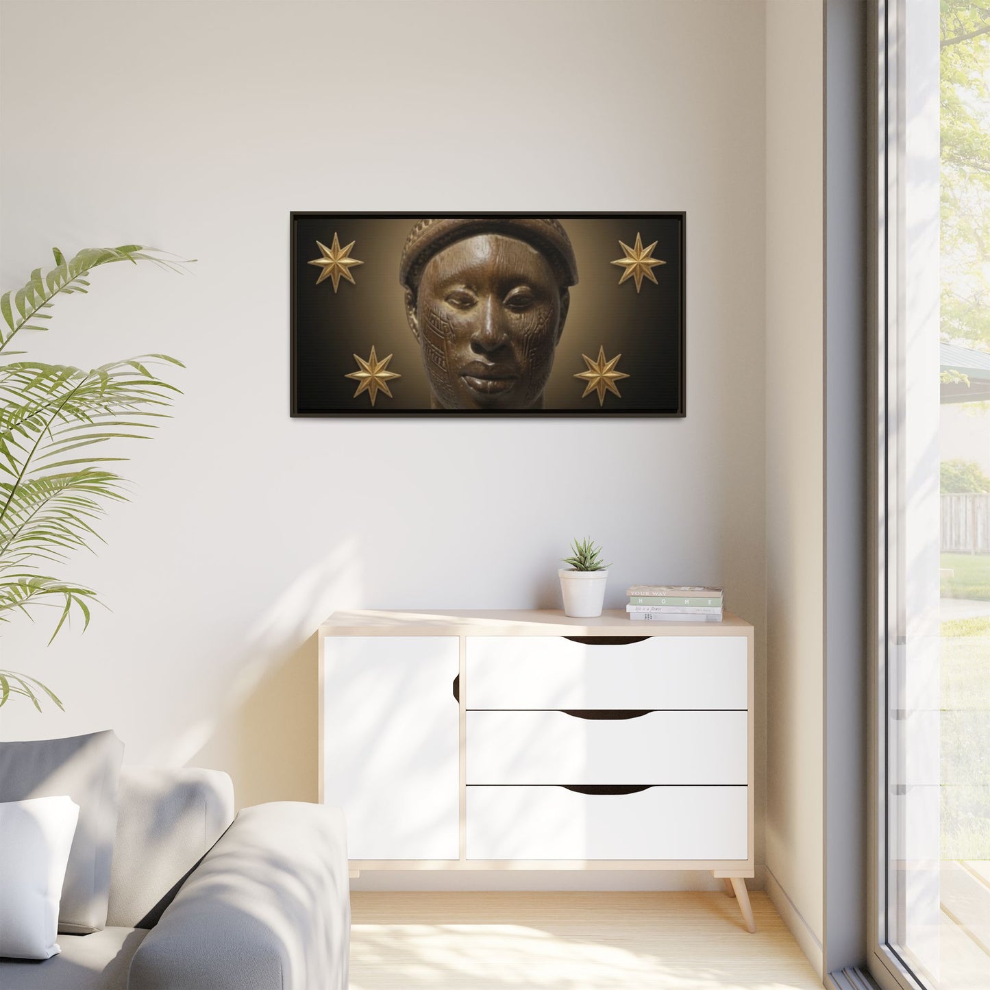 Matte Canvas, Framed (Multi-color)