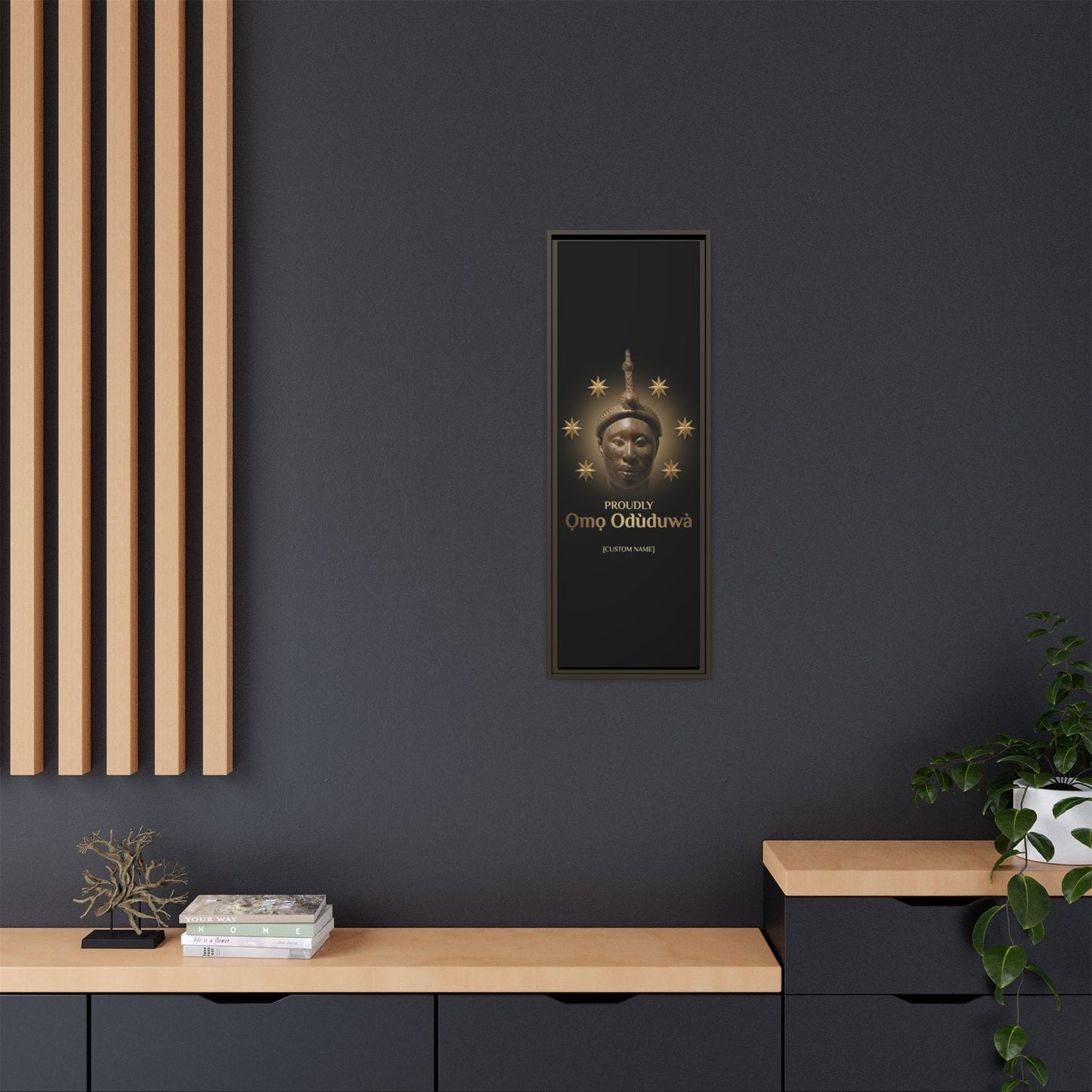 Matte Canvas, Framed (Multi-color)