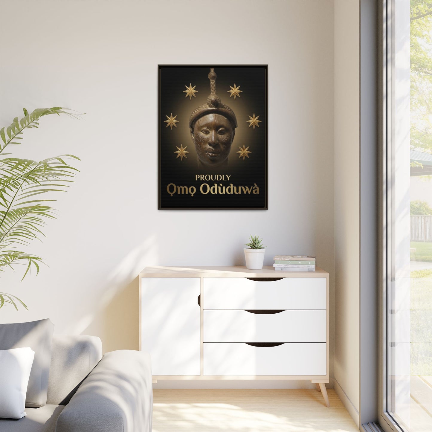 Matte Canvas, Framed (Multi-color)
