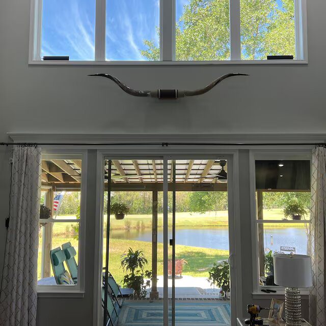 HUGE Real Steer Horn Pair | Traditional Home Décor - Image 5